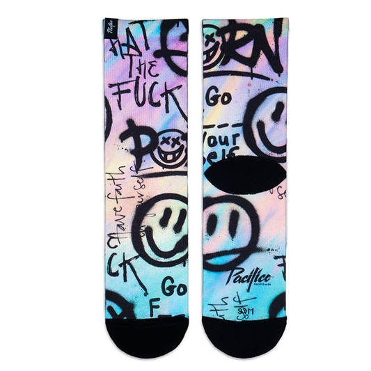 SOCKS PACIFIC ACID COLOR ACID COLORACID COLORS/M