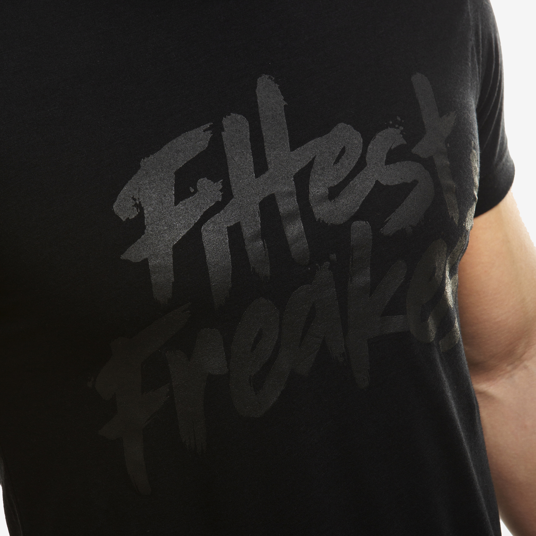 FITTEST FREAKEST T-SHIRT FFF-LOGO-TRAIN-BLK